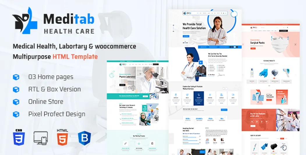Hospital and Medical HTML Template